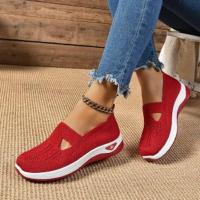 Zapatos para caminar de malla ventilada para mujer, suela cómoda y moderna, superficie suave, ligeros y cómodos, para personas mayores, nuevos - details 18