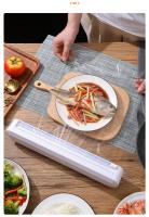Porta Aluminio y Película de Plástico para Almacenamiento de Cocina con Accesorios de Corte Dispensador de Alimentos Material de Almacenamiento Seguro sin BPA - details 11