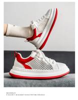Moda 2025 Zapatos Blancos Cómodos y Ligeros para Hombres en Primavera y Verano - details 7