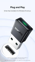 Baseus-Adaptador USB 5,3, Adaptador con Bluetooth, Dongle para PC, portátil, altavoz, receptor inalámbrico de Audio - details 7