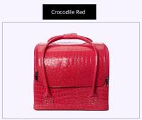 Caja de cosméticos de cuero PU para mujer, bolso impermeable de gran capacidad para maquillaje de tatuaje de viaje, nuevo - details 9