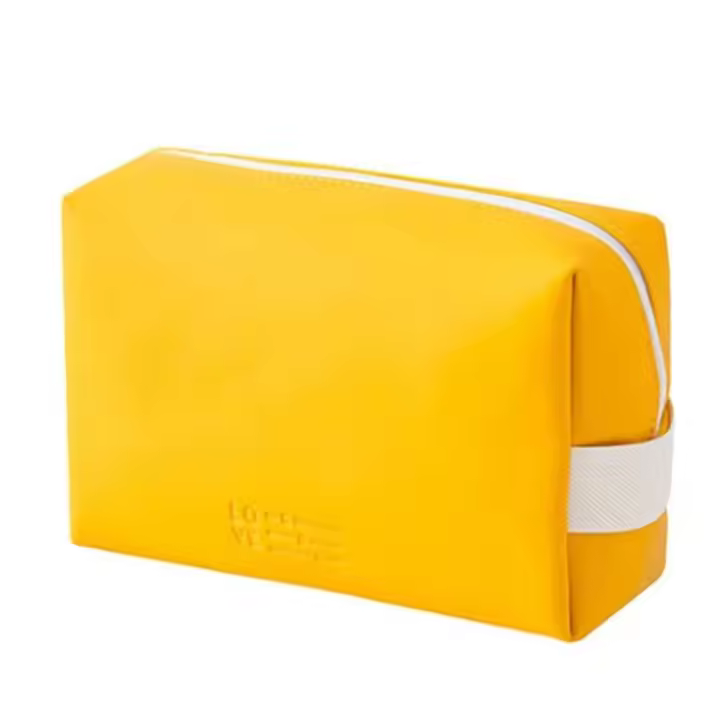 Estuche de maquillaje portátil para mujer/hombre, organizador de artículos de tocador multifuncional impermeable, bolsa de almacenamiento de viaje de cuero - 1