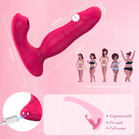 Inserte el vibrador de punto G del pene falso, juguete humano adulto 3 en 1, vibrador portátil para mujer y aplicación de control remoto mariposa pareja juguete sexual herramienta de placer sexual para mujeres - details 2