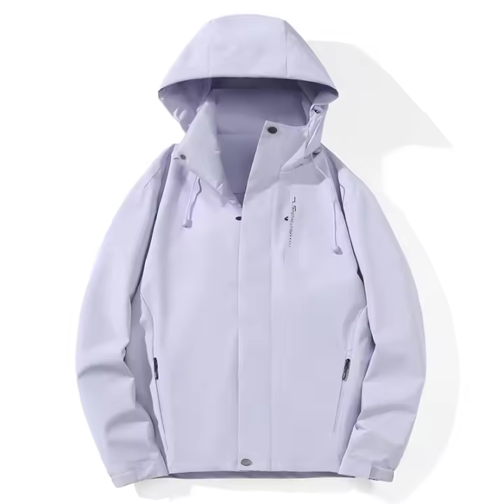 LNGXO Chaqueta de Escalada Impermeable Fibra de Poliéster 100% Cierre de Cremallera - 1