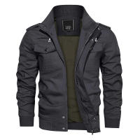 Chaqueta de Algodón para Hombres MAGCOMSEN Abrigo de Viento con Cremallera Multi-Bolsillos - details 15