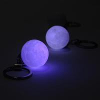 Llavero portátil de luz de luna 3D, lámpara LED de noche, decoración de mochila, bolsa de regalos creativos, decoración de mochila, 2 piezas - details 12
