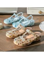 Zapatos con agujeros para mujer, verano 2025, nuevas zapatillas para exteriores, sandalias de playa de gelatina. - details 1
