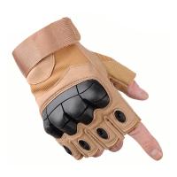Guantes de escalada de medio dedo para senderismo, motociclismo y escalada en roca. - details 1