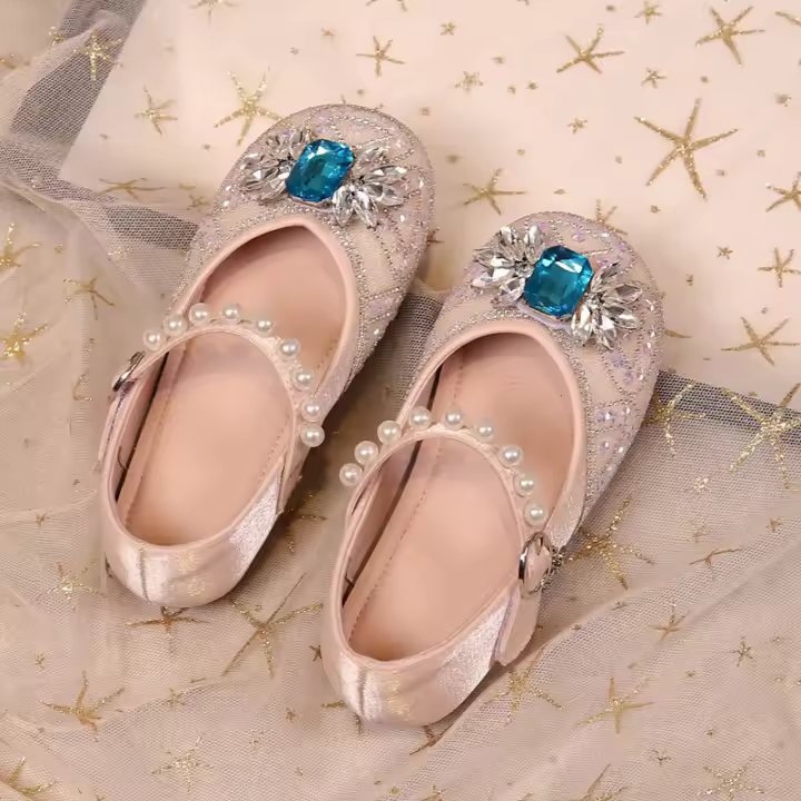 Nueva suela suave y cómoda para niña, zapatos de princesa para bebé, para la escuela primaria. - 1