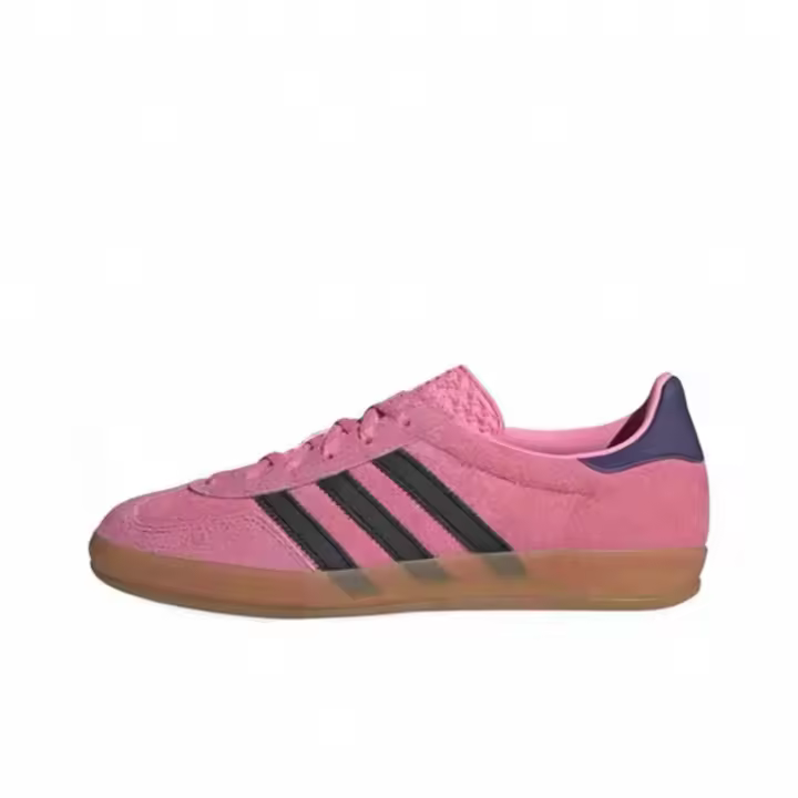 Buroalma Zapatilla gazelle Sneaker Mujer Zapatillas Dexter de tres rayas de piel auténtica Talla 36-45 - 1