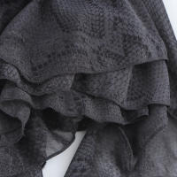 Minifalda asimétrica con diseño de volantes, cintura media, lateral, moda para mujer - details 6