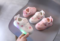 Zapatos Para Niños Y Niñas Con LED Brillo Suave Antideslizantes Suela De Goma Cuero PU Zapatos Casuales Transpirables Para Otoño - details 2