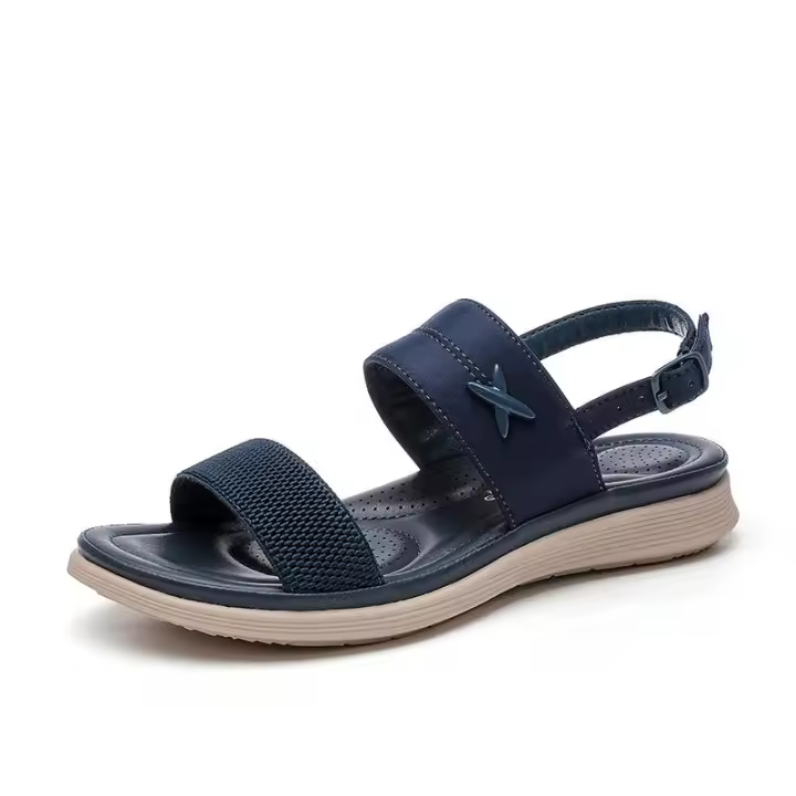 Nueva sandalia de verano para mujer con hebilla Caual Beach Maage cómodo zapato plano de gran tamaño - 1