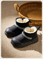 Botas de nieve nuevas para niño, engrosadas, grandes, zapatos de algodón, botas de niña - details 13