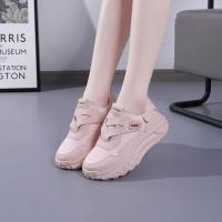 Zapatillas gruesas para mujer Versátiles, punta redonda, aumento de altura, para caminar, correr y actividades al aire libre - details 3