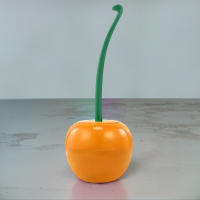 Cepillo De Inodoro En Forma De Cereza Creativa Con Mango Largo Y Bricos Suaves Para Limpieza Del Baño Herramienta De Cepillo De Papelera - details 4