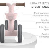 Bicicleta Sin Pedales ZIPI, Correpasillos Bebé de 1 a 3 Años, Bicicleta Equilibrio, Bici Bebé con Canasta, Ajustable, Juguete para Niños, Regalo Bebé, Beige - details 12