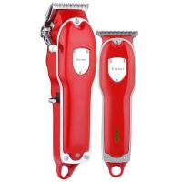 Kemei-cortadora de pelo eléctrica profesional para hombre, máquina de corte de pelo, recargable y ajustable - details 0