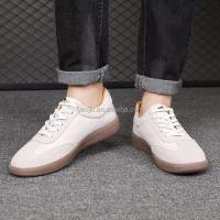 Nuevo 2025 zapatos de cuero de lujo clásicos totalmente blancos para hombres con corbata de vaca zapatos casuales negros formales, marca italiana, superventas - details 4