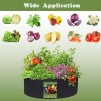 Bolsa de cultivo de patatas, bolsa de cultivo de 15/50/100 galones, bolsa de cama de jardín elevada, contenedor de cultivo de plantación redondo y transpirable para patatas, tomates y zanahorias - details 1