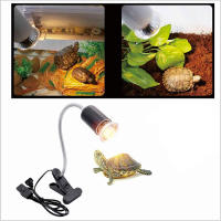 Bombilla halógena de 50W incluida, lámpara de calor para reptiles, cuello de cisne ajustable, lámparas de calefacción para acuario, Terrario de tortuga, lagarto, serpiente - details 0