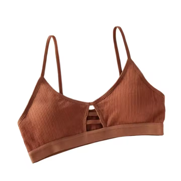 Nuevo Sujetador deportivo de algodón para mujer, Top, ropa interior femenina sin costuras, sujetador de tubo, Bralette inalámbrico, lencería Sexy sin aros - 1