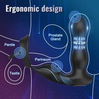 Vibrador de Estimulación Profesional APP para Hombres Masajeador de Prostate con Anillo de Corcho - details 2