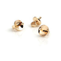 Cuentas de Perlas de Brasso Dorado 18K 40PCS Huecos Medios Suministros para Hacer Joyería DIY - details 17
