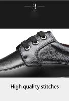 Mocasines retro de marca de lujo para hombre, zapatos de conducción italianos sin cordones transpirables, zapatos de cuero con cordones de suela blanda de cuero genuino - details 7