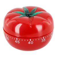 Temporizador Mecánico de Tomate Cuenta Regresiva de 60 Minutos, Sistema de Recordatorio en Cadena, Material ABS, Perfecto para Hogar, Cocina, Escuela, Gimnasio - details 0
