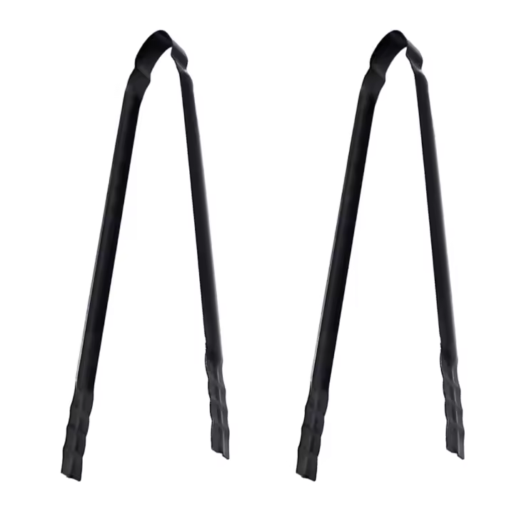Pinzas para fogata, pinzas para barbacoa y carbón para estufa, pinzas para leña para chimenea, parrilla, cocina, Camping, fogatas, accesorios - 1