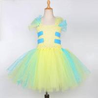 Vestido Tutu de Pescado Pato Vestido de Princesa Amarillo Brillante para Niñas - details 2