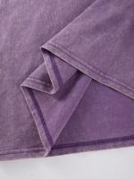 Camisetas lavadas con estampado abierto de sandía para mujer, Camiseta de algodón Y2K, Top holgado de Hip Hop, ropa suave y transpirable - details 68