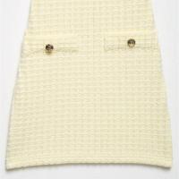 Vestido corto texturizado con tirantes elásticos anchos para mujer, novedad de verano 2025 - details 3