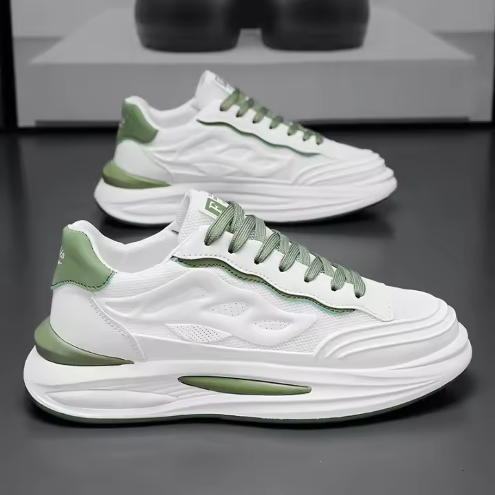 Zapatillas de Malla Transpirable para Hombres en Verano Estilo Coreano de Moda para Todos los Mancuernos - 1