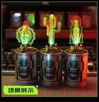 Plantas verdes de Marte, modelos ensamblados de Metal, rompecabezas 3D, juguetes para adultos, adornos de bloques de construcción - details 16
