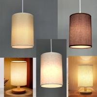 Lámpara de Linén de Tubo Recto Ligera, Suave Tela, Ideal para Lámparas de Mesa, Accesorios de Luces de Dormitorio de Hotel - details 0