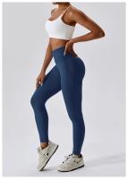 Pantalones de Yoga sin costuras para mujer, mallas Push Up de cintura alta, ajustados, de secado rápido, elásticos, para entrenamiento - details 29