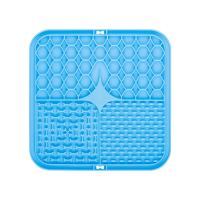 Estera de silicona para lamer mascotas, plato de comida lenta para mascotas, distracción de baño para perros, succionador de silicona para perros, suministros de alimentación para entrenamiento de alimentos para perros - details 4