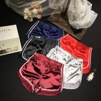 Shorts de verano de seda fina para mujer, shorts casuales blancos de playa - details 3