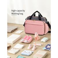 LEQUEEN Nuevo Estilo A Prueba de Agua Bolsa de Pañales Negro Bolsa de Viaje de Gran Capacidad Multifunctional Bolsas de Maternidad Madre Cochecito de Bebe - details 7