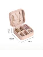 Caja de almacenamiento de joyas, anillo portátil y pendientes para joyas de viaje - details 3