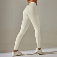 Hamidou-MALLAS DE Yoga sin costuras para mujer, ropa deportiva de entrenamiento, pantalones deportivos de cintura alta - details 13