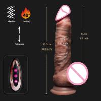 Consoladores vibradores Leten realistas para pene, consolador de empuje, vibrador para mujeres, vibradores con Control remoto, juguete sexual Anal con ventosa - details 9