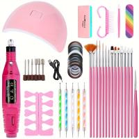 Kit de Arte de Uñas LINMANDA con Lámpara UV 54W de 18Pcs Removedor de Piel Muerta, Separador de Dedos para Manicura y Pedicura en Casa - details 9