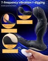 Vibrador Estimulador de Prostatea Inalámbrico Calentable Juguete para Adultos para Masturbación y Placer Enchufe Anal para Hombres y Mujeres - details 9
