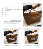 Bolso de mano de gran capacidad, nuevo bolso de moda, bolso de hombro informal de Color sólido para mujer Simple - details 0