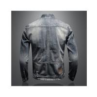 Chaquetas de mezclilla para hombre, ropa de calle Retro, abrigos rompevientos de vaquero, ropa de otoño e invierno - details 2