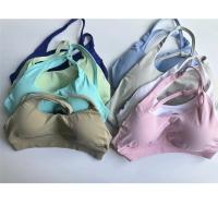 Impacto mujeres sin costuras Halter Top deportes sujetador alto soporte push-up Sexy espalda abierta gimnasio tanque Fitness Yoga entrenamiento ropa interior DYN - details 0