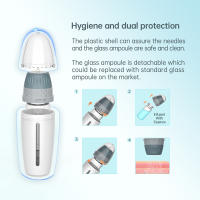 Bio Needle H24 Derma Stamp Titanium Hydra Needle, aguja ajustable eficiente, solución para el rejuvenecimiento de la piel, 10ml, nuevo - details 2